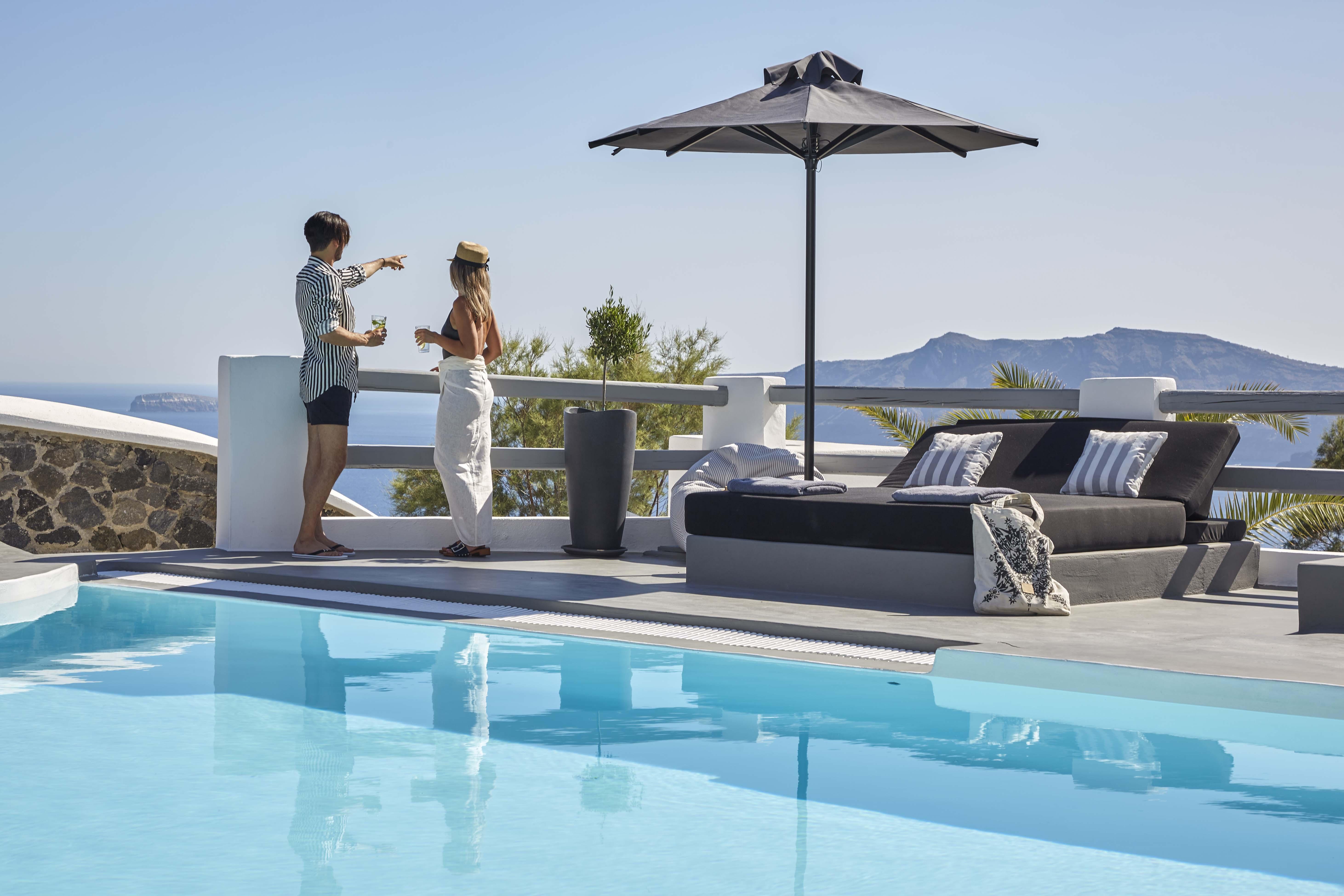 Mr And Mrs White Oia - Santorini Hotell Exteriör bild